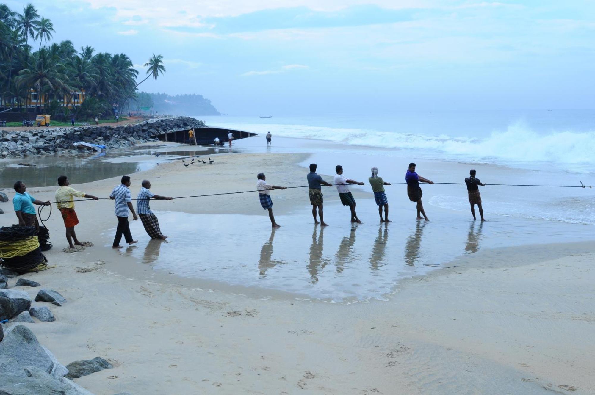 Blue Water Beach Resort Varkala Exterior foto