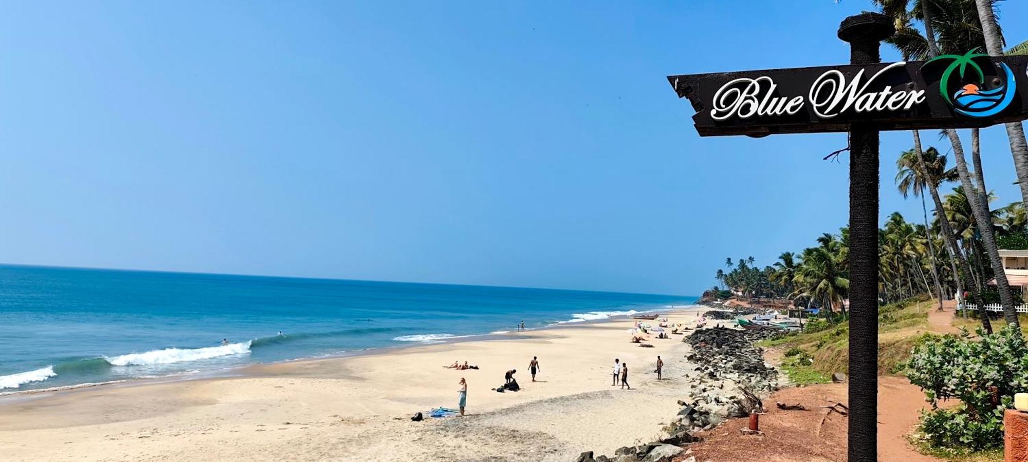 Blue Water Beach Resort Varkala Exterior foto